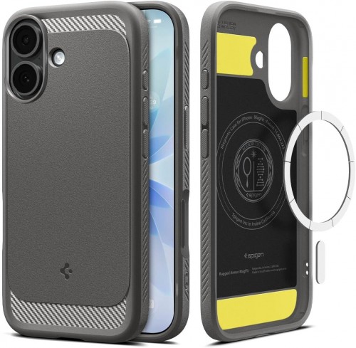 Spigen Rugged Armor with MagSafe for iPhone 17