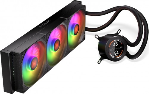 KRUX HydroGlance 360 ARGB LCD Black