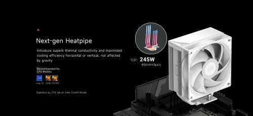 PCCooler RT500 TC ARGB White