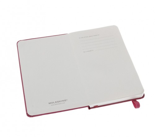 Moleskine Plain Notebook Pocket Pink