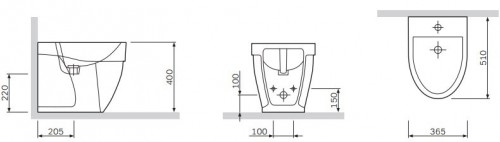 AM-PM Bliss L C533111WH