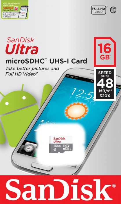 SanDisk Ultra microSDHC 320x UHS-I