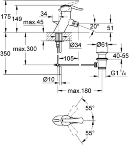 Grohe Ectos 33247