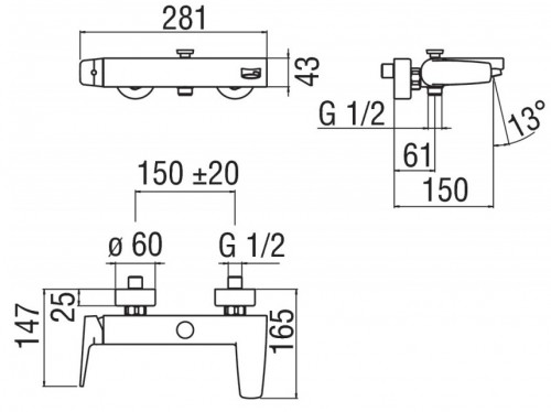 Nobili Rubinetterie Nobi NB84110-1CR