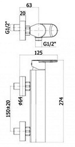 Paffoni Candy CA 168