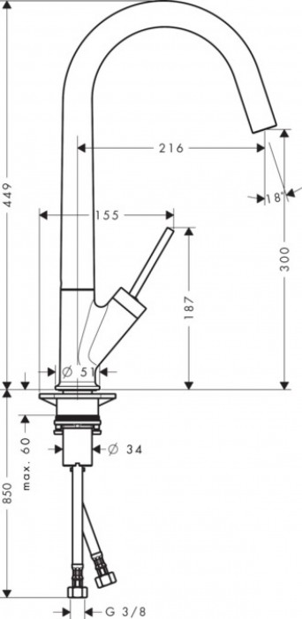 Axor Starck 10822