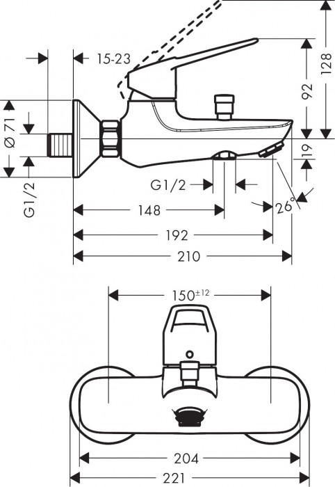 Hansgrohe Novus Loop 71340