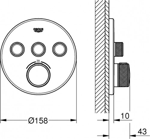 Grohe Grohtherm SmartControl 29121