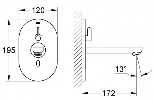 Grohe Eurosmart Cosmopolitan E 36315