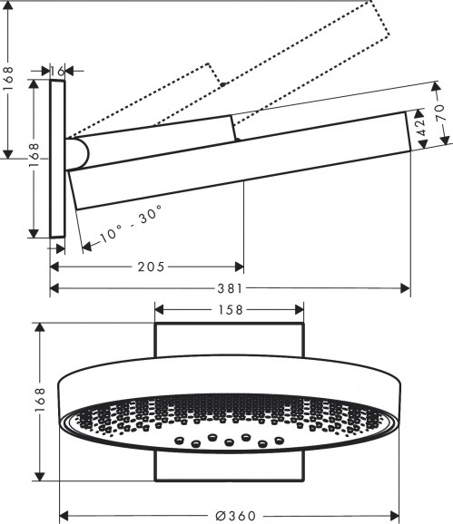 Hansgrohe Rainfinity 360 26234