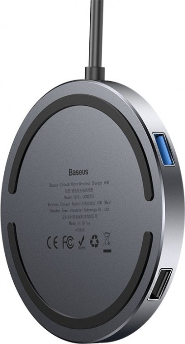 BASEUS Circular Mirror Wireless Charger Hub