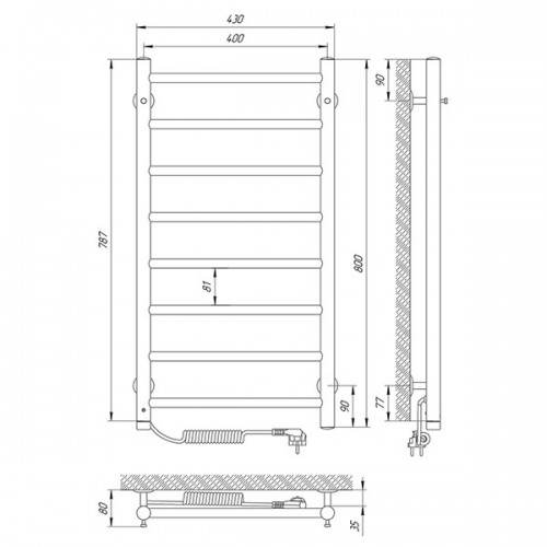 LARIS Alfa L 400x800