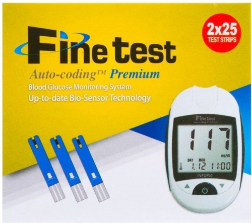 Finetest Auto-Coding Premium + 50 Test Strips