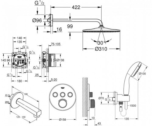 Grohe Grohtherm SmartControl New 26406