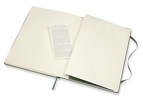 Moleskine Ruled Notebook Extra Large Green