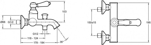 Jacob Delafon Louise E24363-CP