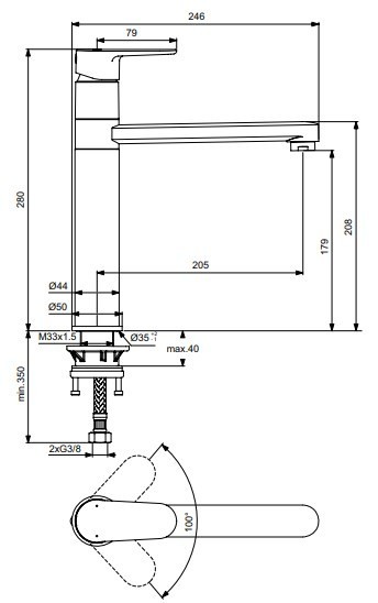 Ideal Standard Cerafine O BC501AA