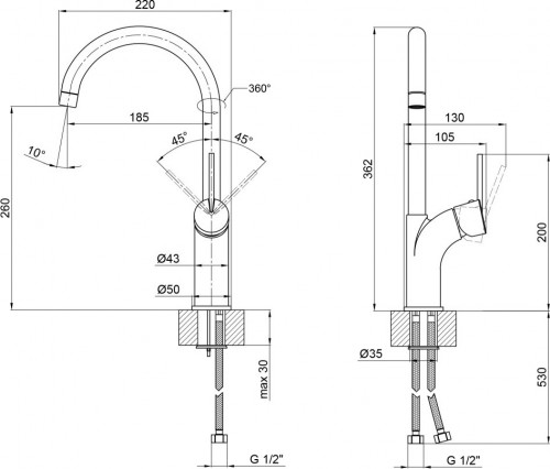 Q-tap Kuchyne 90102UC