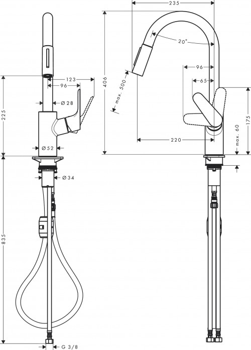 Hansgrohe Focus M41 31833000