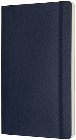 Moleskine Squared Notebook Large Soft Sapphire