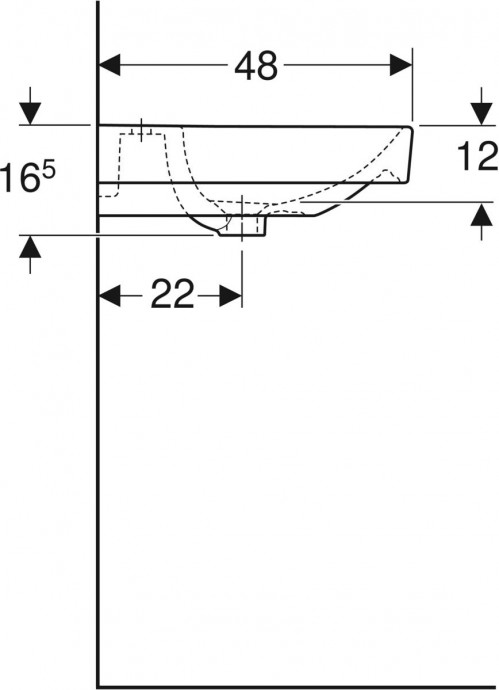 Geberit Smyle Square 120 500223011