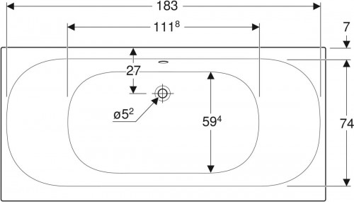 Geberit Soana Duo 190x90 554008011