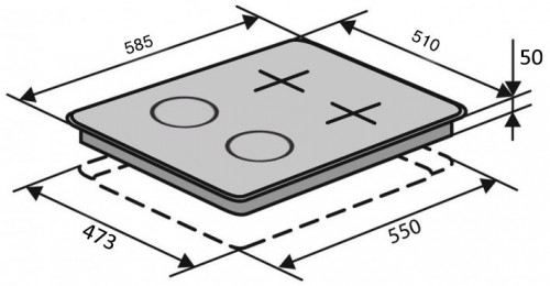 VENTOLUX HG 622 B9G RCS BK