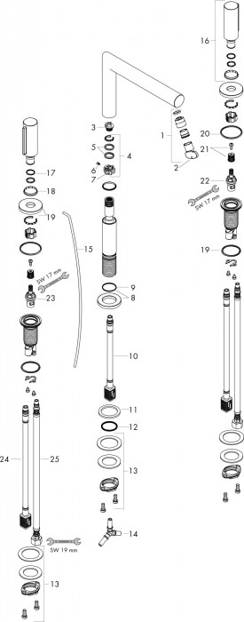 Axor Uno 45133000