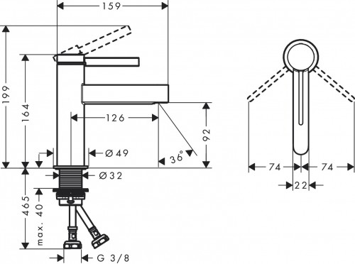 Hansgrohe Finoris 76010000