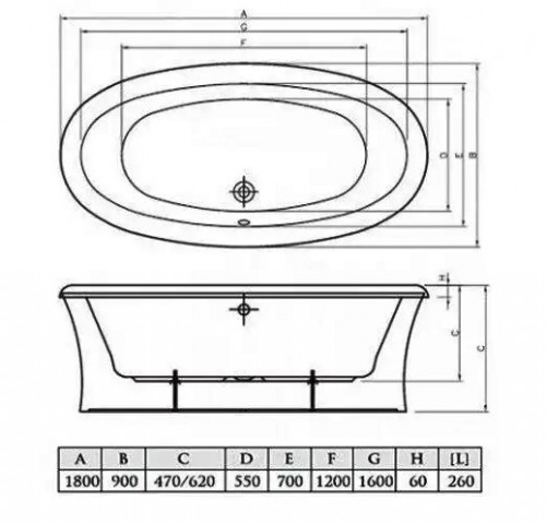 Koller Pool Round 180x90