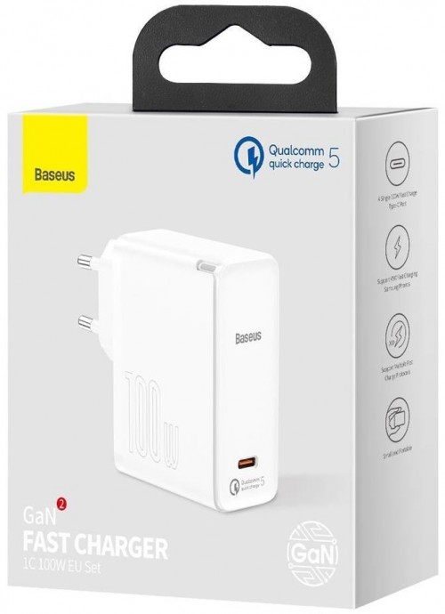 Упаковка BASEUS GaN2 Fast Charger 1C 100W