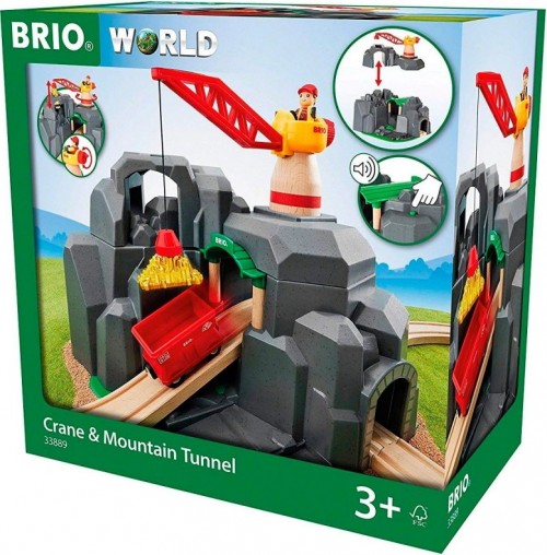 BRIO Crane and Mountain Tunnel 33889