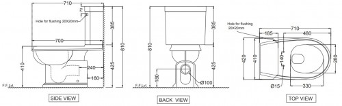 Jaquar Queens Prime QPS-WHT-7753P180UFSPMZ