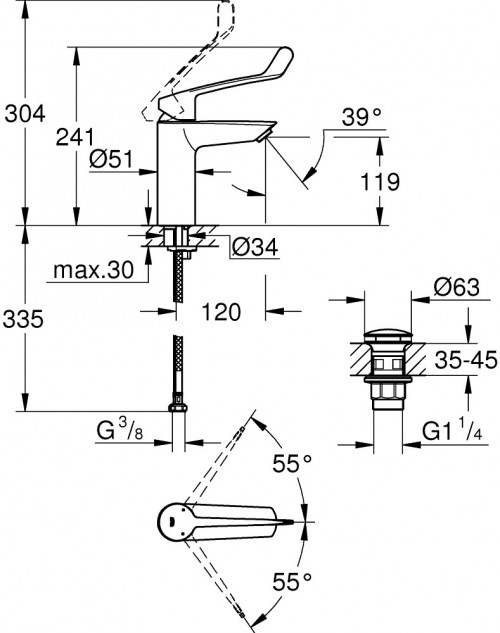 Grohe Eurosmart 23983003