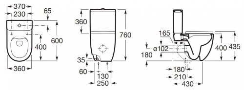 Roca Meridian A34224L000