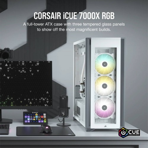 Corsair iCUE 7000X RGB Tempered Glass White