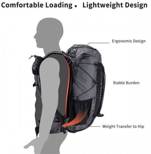 Naturehike 60+5L Rock Backpack