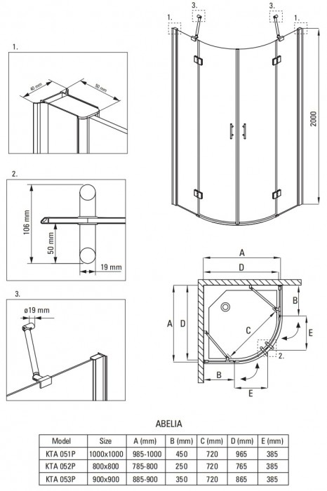 Deante Abelia KTA 051P