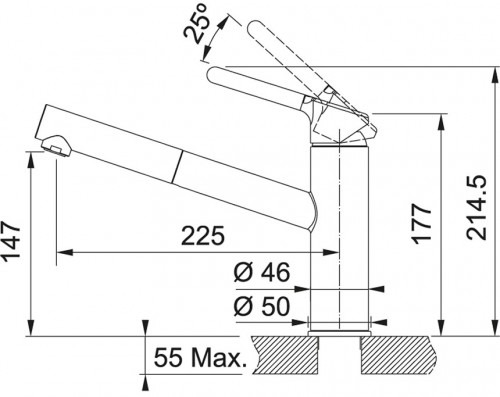 Franke Orbit Pull Out 115.0623.139