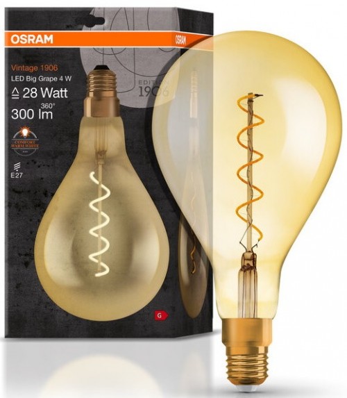 Osram LED Vintage 1906 Big Grape 28 4W 2000K E27