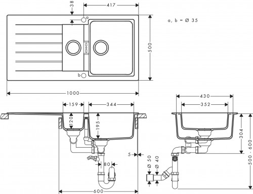 Hansgrohe S52 S520-F530 43357170