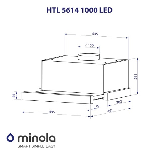 Minola HTL 5614 BLF 1000 LED