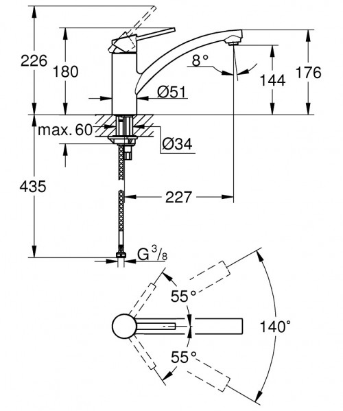 Grohe Swift 30358000