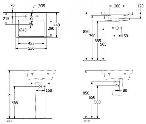 Villeroy & Boch Subway 3.0 4A705601