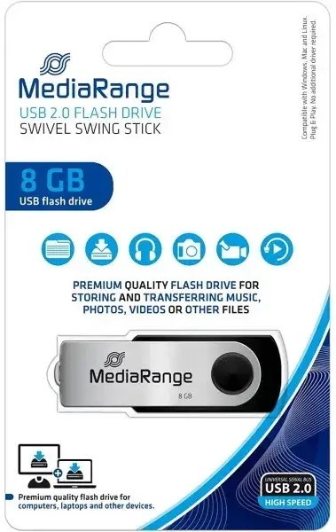 MediaRange USB 2.0 flash drive 8Gb