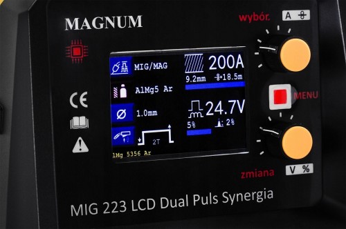 Magnum MIG 223 LCD Dual Puls Synergia