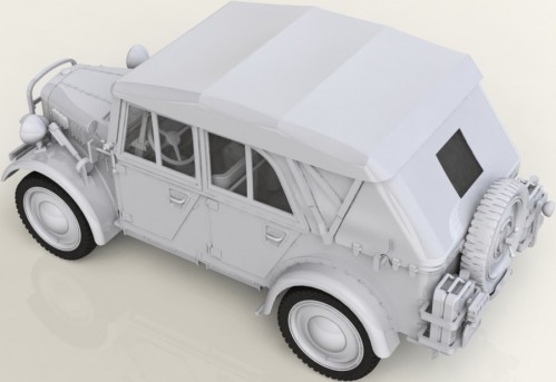 ICM Le.gl.Einheits-Pkw Kfz.1 Soft Top (1:35)