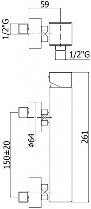 Paffoni Level LEC168CR