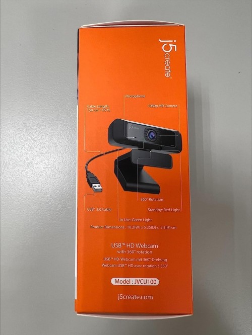 j5create USB HD Webcam with 360 Rotation