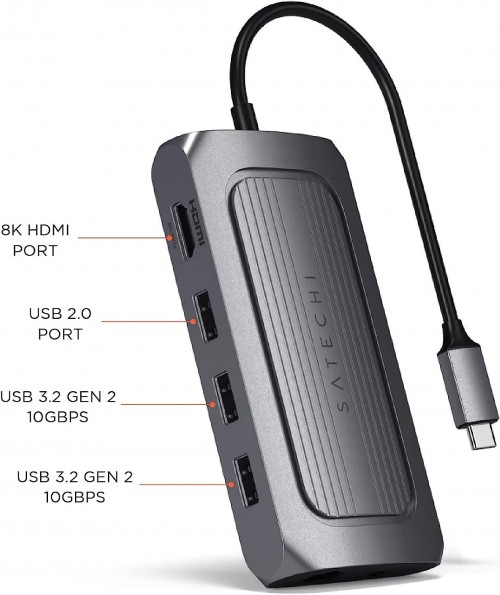 Satechi USB-4 Multiport Adapter with 8K HDMI